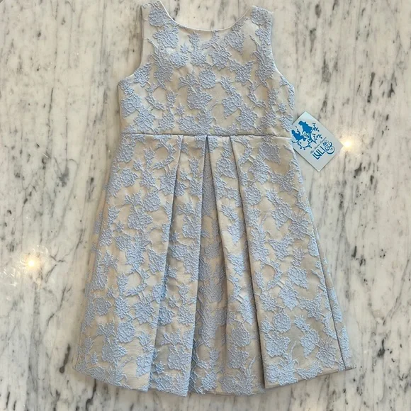 sachin and babi light blue dress Silver Girls' Dresses